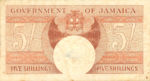 Jamaica, 5 Shilling, P-0045 v1