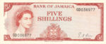 Jamaica, 5 Shilling, P-0051Ad