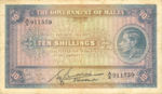 Malta, 10 Shilling, P-0019