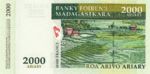Madagascar, 2,000/10000 Ariary/Franc, P-0083