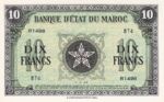 Morocco, 10 Franc, P-0025