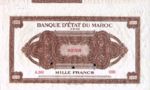 Morocco, 1,000 Franc, P-0028s