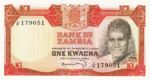 Zambia, 1 Kwacha, P-0016a