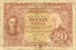 Malaya, 20 Cent, P-0009b