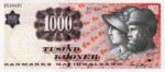 Denmark, 1,000 Krone, P-0064d Sign.1