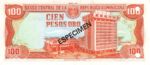 Dominican Republic, 100 Peso Oro, P-0122s1