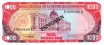 Dominican Republic, 1,000 Peso Oro, P-0124s1