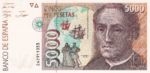 Spain, 5,000 Peseta, P-0165