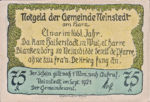 Germany, 75 Pfennig, 933.4