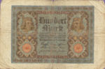 Germany, 100 Mark, P-0069a vF