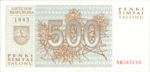 Lithuania, 500 Talonas, P-0046