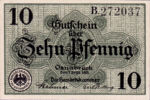 Germany, 10 Pfennig, O26.4a