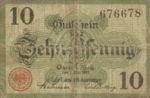 Germany, 10 Pfennig, O26.3a