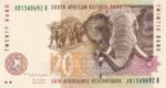 South Africa, 20 Rand, P-0124b