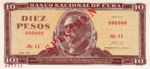 Cuba, 10 Peso, CS-0008