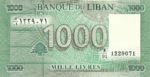 Lebanon, 1,000 Livre, P-0090