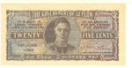 Ceylon, 25 Cent, P-0044b v3