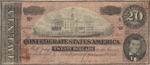 Confederate States of America, 20 Dollar, P-0069 Sign.2