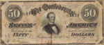Confederate States of America, 50 Dollar, P-0070 v5