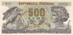 Italy, 500 Lira, P-0093a v2