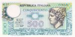 Italy, 500 Lira, P-0094 v2
