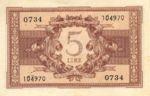 Italy, 5 Lira, P-0031c