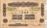 India, 10 Rupee, A-0008a