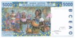 West African States, 5,000 Franc, P-0213Bh
