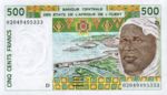 West African States, 500 Franc, P-0410Dm
