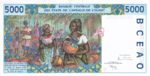 West African States, 5,000 Franc, P-0413Dh