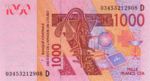West African States, 1,000 Franc, P-0415Da