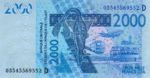 West African States, 2,000 Franc, P-0416Da