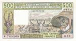 West African States, 500 Franc, P-0706Kh