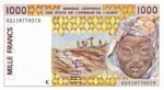 West African States, 1,000 Franc, P-0711Kl