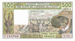 West African States, 500 Franc, P-0806Th