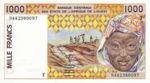 West African States, 1,000 Franc, P-0811Td