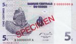 Congo Democratic Republic, 5 Centime, P-0081s