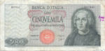 Italy, 5,000 Lira, P-0098a