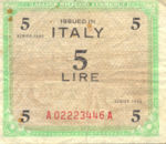 Italy, 5 Lira, M-0012b