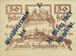 Austria, 50 Heller, FS 361SS1