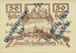 Austria, 50 Heller, FS 361SS1