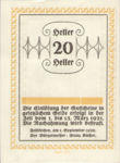Austria, 20 Heller, FS 196Ih