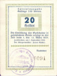 Austria, 20 Heller, FS 196IIL