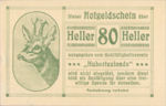 Austria, 80 Heller, FS 1192