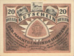 Austria, 20 Heller, FS 374c