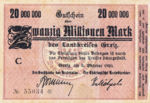 Germany, 20,000,000 Mark, 1896e