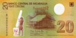 Nicaragua, 20 Cordoba, P-0202