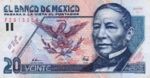 Mexico, 20 Peso, P-0100