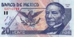 Mexico, 20 Peso, P-0106c