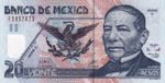 Mexico, 20 Peso, P-0116a Sign.1